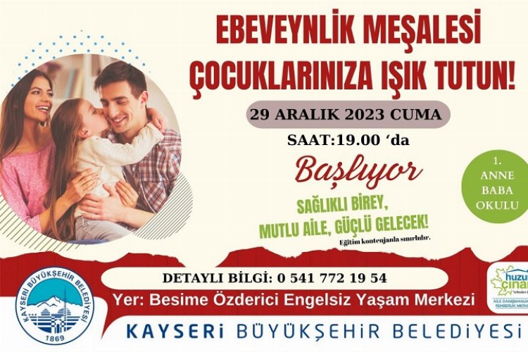 KAYMEK ebeveynlik meşalesini yaktı