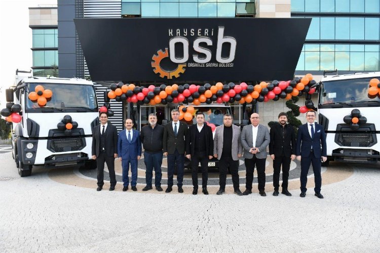 Kayseri OSB’nin araç filosuna 6 taze kuvvet